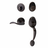 Sure-Loc AT507-SB LH 11P vintage bronze single cylinder handleset