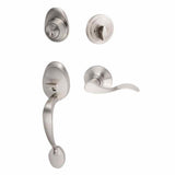 Sure-Loc AT507-SB RH 15 satin nickel single cylinder handleset
