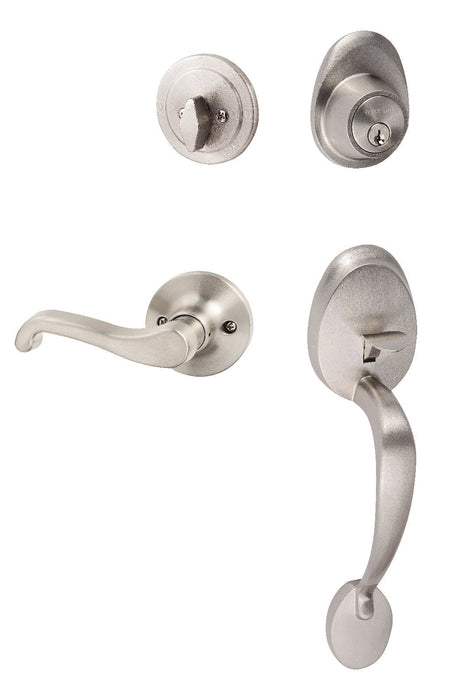Sure-Loc AT507-SG LH 15 satin nickel single cylinder handleset
