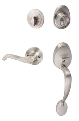 Sure-Loc AT507-SG LH 15 satin nickel single cylinder handleset