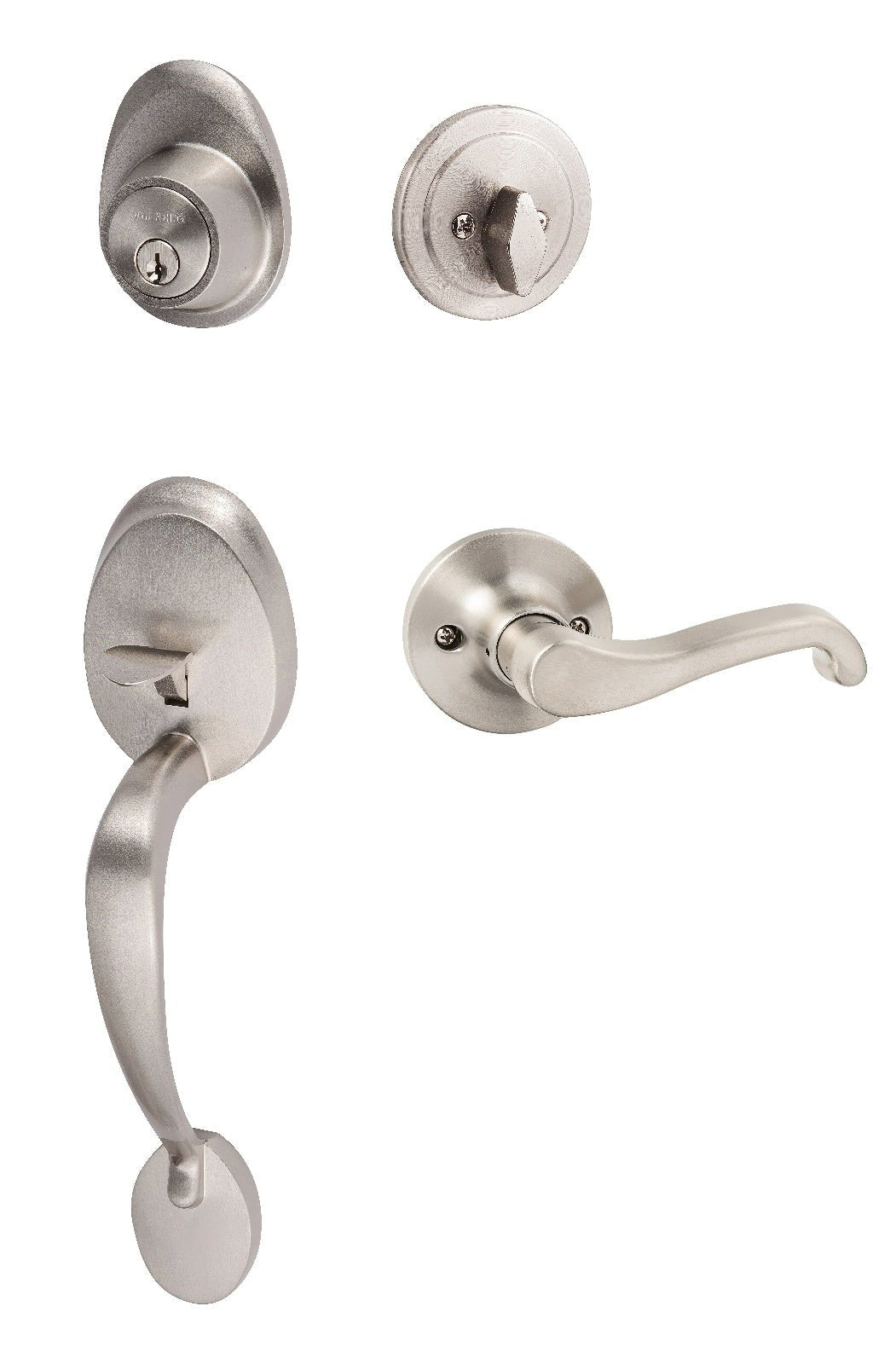 Sure-Loc AT507-SG RH 15 satin nickel single cylinder handleset