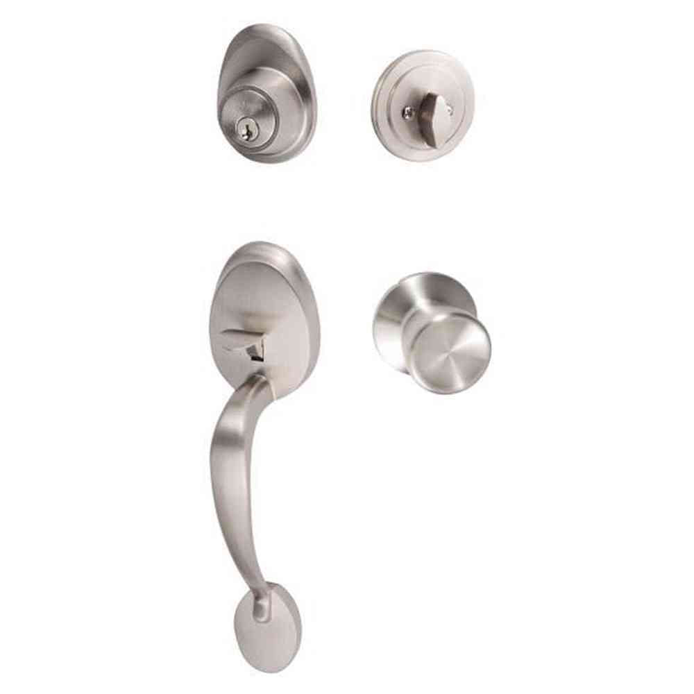 Sure-Loc AT507-TL 15 satin nickel single cylinder handleset