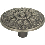Atlas Homewares 138-P Hammered Medallion Knob 1-1/2" Pewter