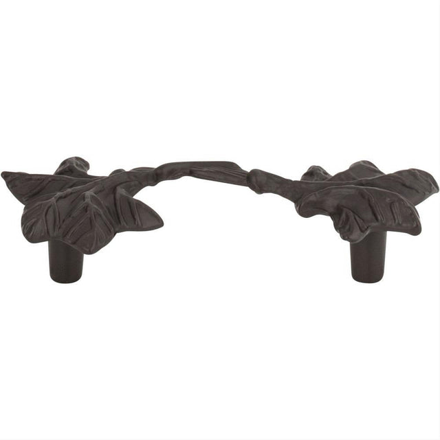 Atlas Homewares 2202-O Vineyard Leaf Pull 3" Center to Center Aged Bronze