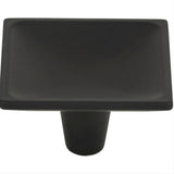 Atlas Homewares 227-BL Dap Square Knob 2" Matte Black