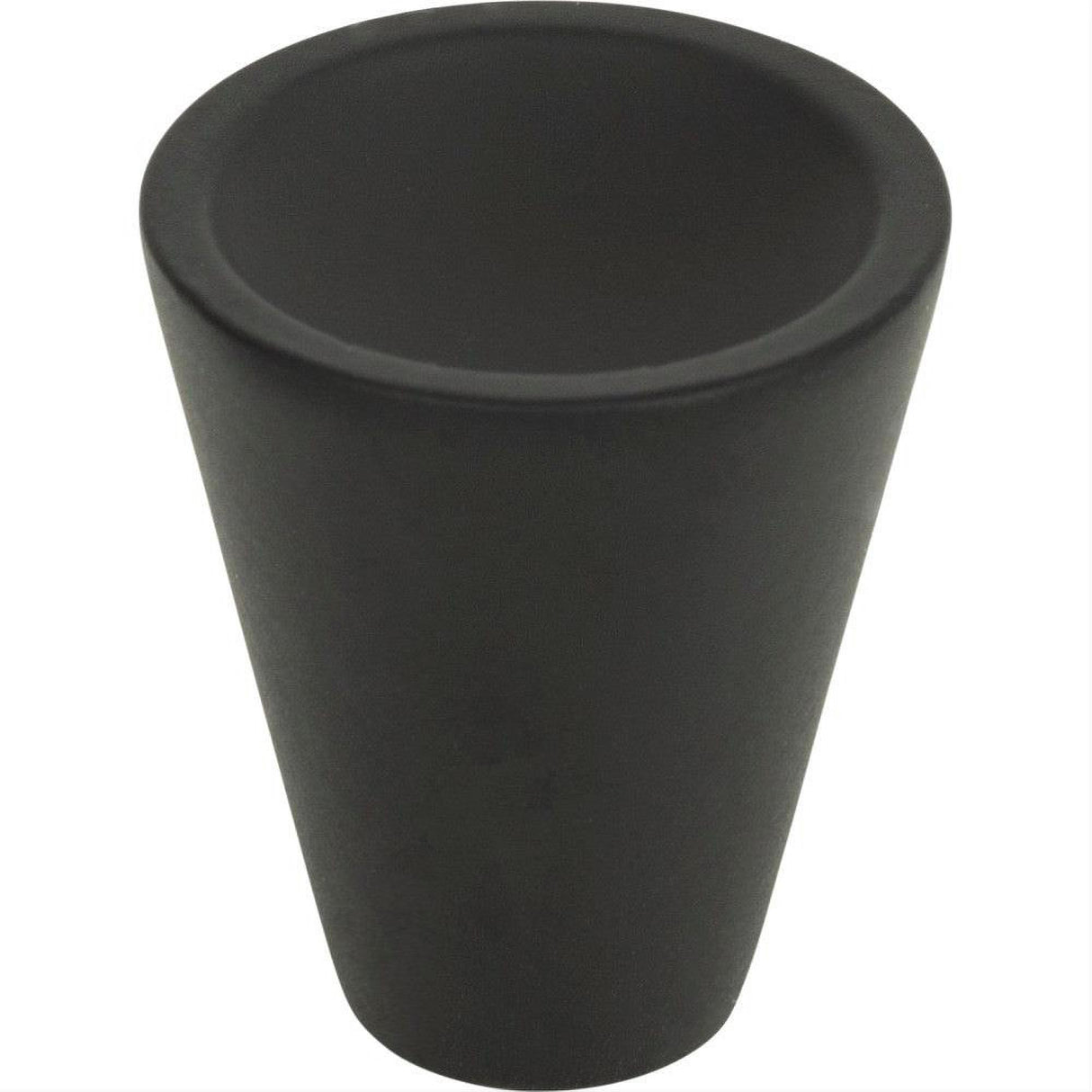 Atlas Homewares 228-BL Dap Cone Knob 1" Matte Black
