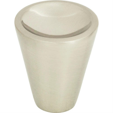Atlas Homewares 228-BRN Dap Cone Knob 1" Brushed Nickel