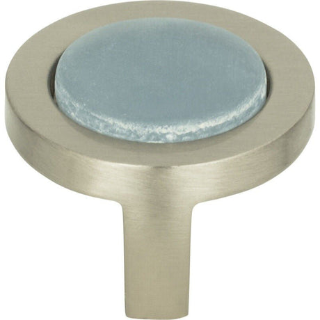 Atlas Homewares 229-BLU-BRN brushed nickel cabinet knob