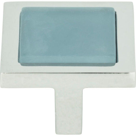 Atlas Homewares 230-BLU-CH polished chrome cabinet knob