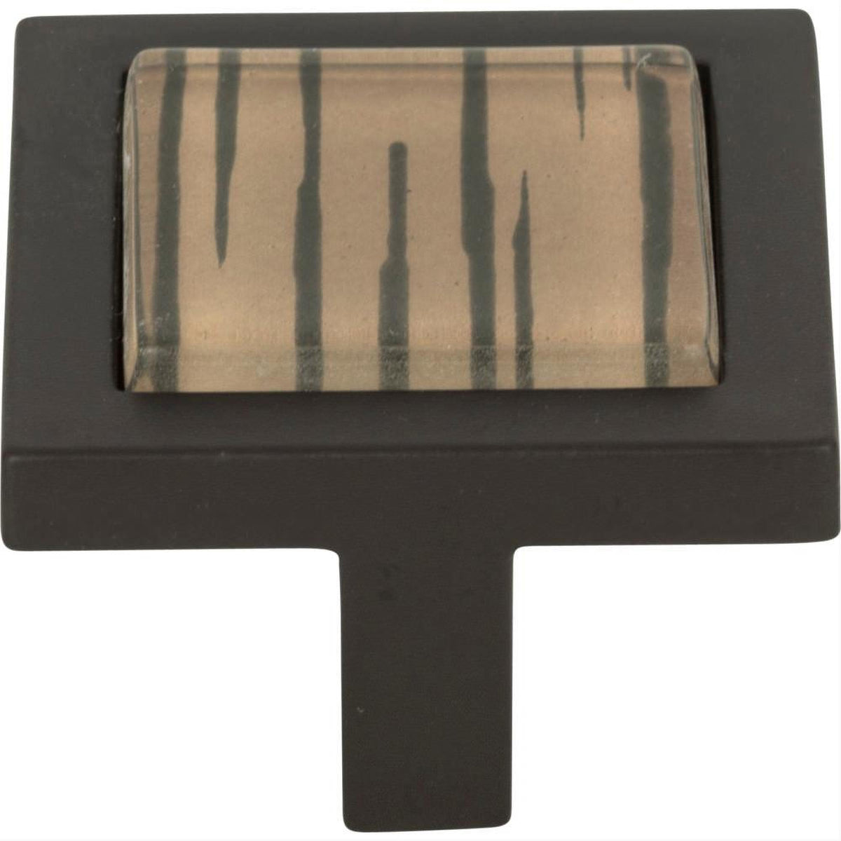 Atlas Homewares 230-OW-O Spa Wood Square Knob 1-3/8" Aged Bronze