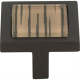Atlas Homewares 230-OW-O Spa Wood Square Knob 1-3/8" Aged Bronze