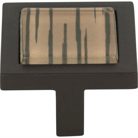 Atlas Homewares 230-OW-O Spa Wood Square Knob 1-3/8" Aged Bronze