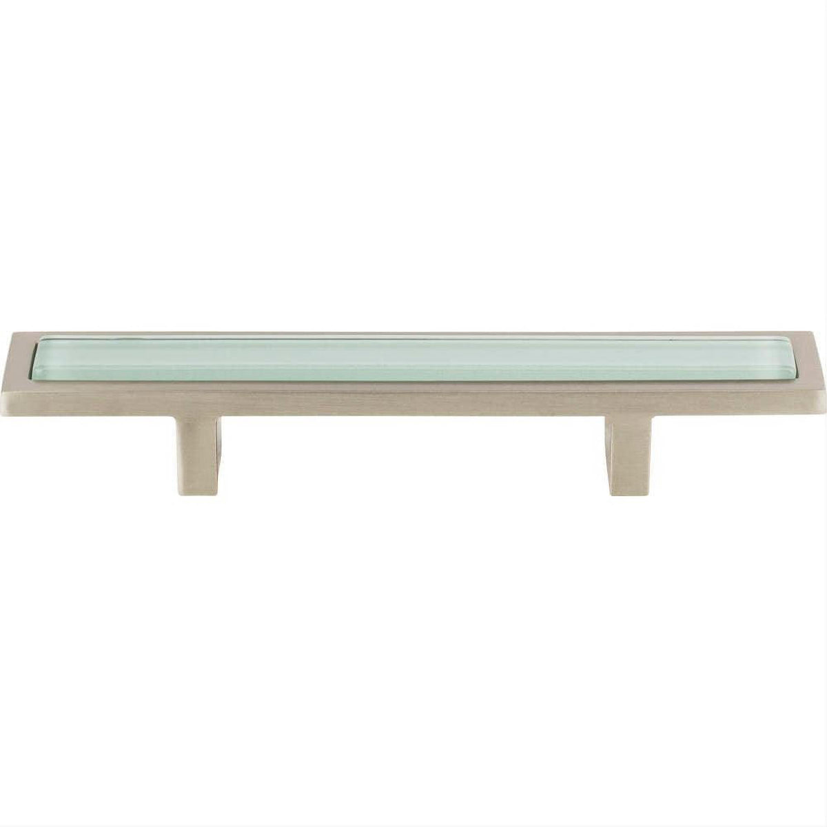 Atlas Homewares 231-GR-BRN Spa Green Pull 3" Center to Center Brushed Nickel