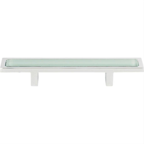 Atlas Homewares 231-GR-CH Spa Green Pull 3" Center to Center Polished Chrome
