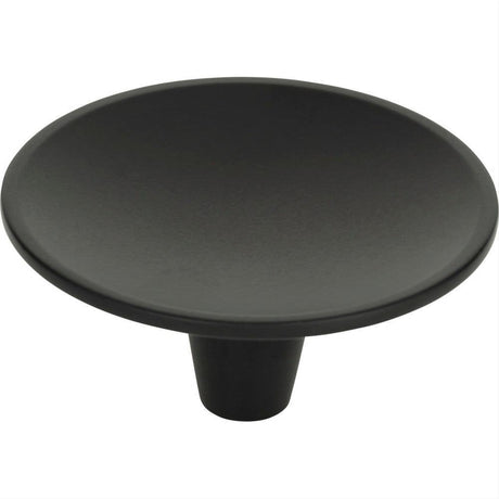 Atlas Homewares 233-BL Dap Round Knob 2-1/2" Matte Black