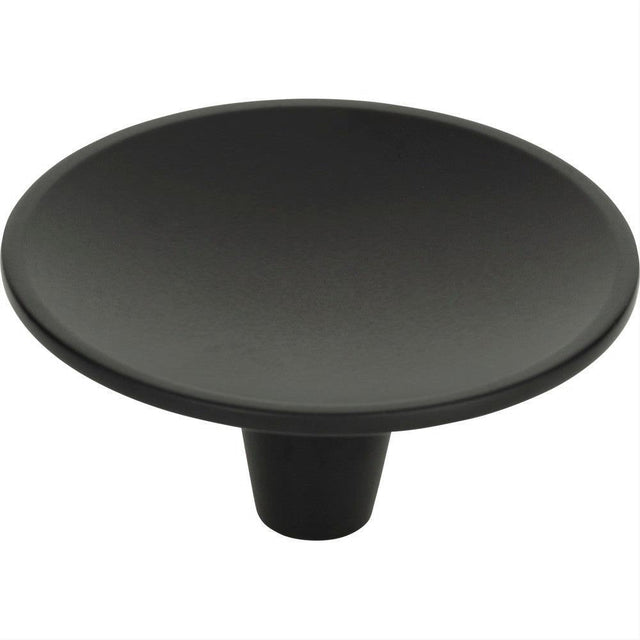 Atlas Homewares 233-BL Dap Round Knob 2-1/2" Matte Black