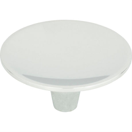Atlas Homewares 233-CH Dap Round Knob 2-1/2" Polished Chrome