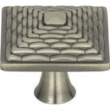 Atlas Homewares 237-BRN Mandalay Square Knob 1-1/4" Brushed Nickel
