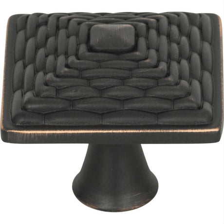 Atlas Homewares 237-VB Mandalay Square Knob 1-1/4" Venetian Bronze