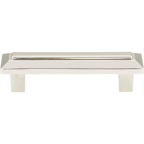 Atlas Homewares 241-PN Trocadero Pull 3" Center to Center Polished Nickel