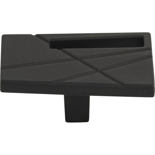 Atlas Homewares 252R-BL Modernist Right Knob 1-3/4" Matte Black