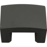 Atlas Homewares 254-BL Centinel Solid Knob 1-1/4" Center to Center Matte Black