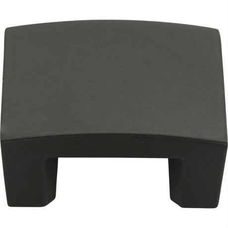 Atlas Homewares 254-BL Centinel Solid Knob 1-1/4" Center to Center Matte Black