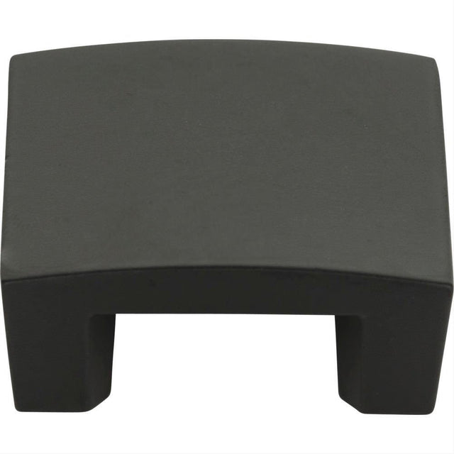 Atlas Homewares 254-BL Centinel Solid Knob 1-1/4" Center to Center Matte Black