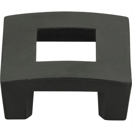 Atlas Homewares 255-BL Centinel Square Knob 1-1/4" Center to Center Matte Black