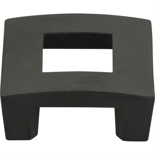 Atlas Homewares 255-BL Centinel Square Knob 1-1/4" Center to Center Matte Black