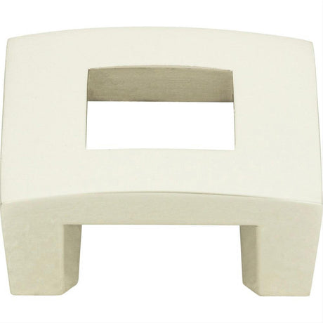Atlas Homewares 255-PN Centinel Square Knob 1-1/4" Center to Center Polished Nickel