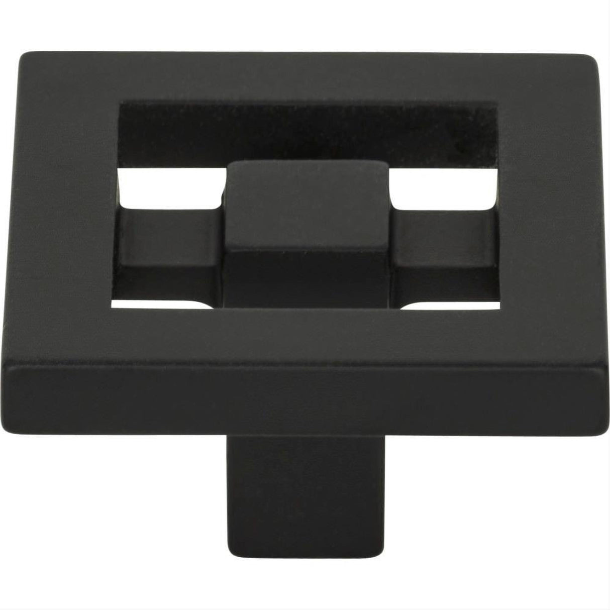 Atlas Homewares 260-BL Nobu Square Knob 1-3/8" Matte Black