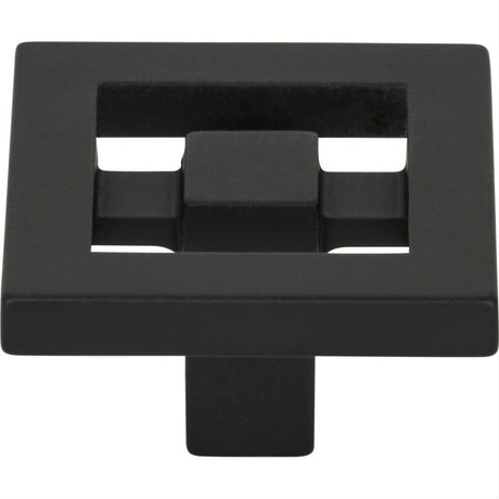 Atlas Homewares 260-BL Nobu Square Knob 1-3/8" Matte Black