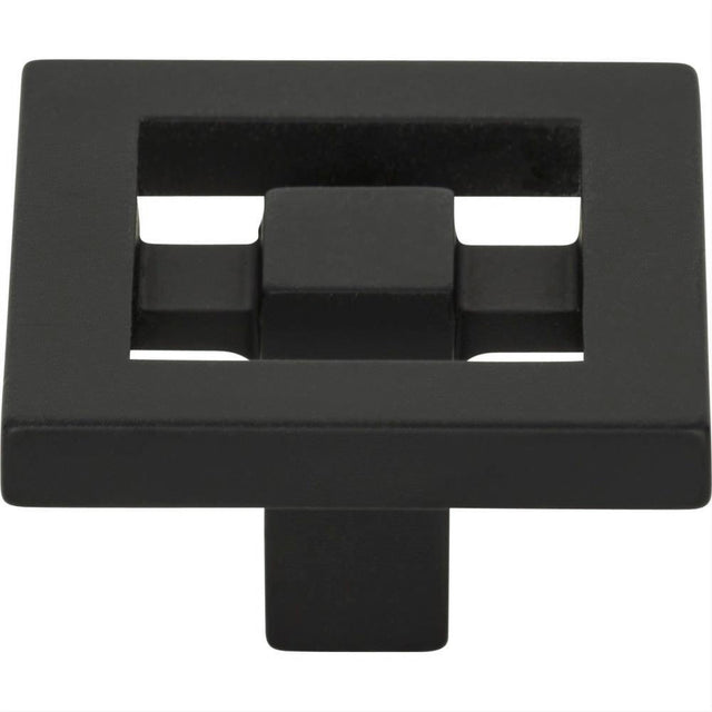 Atlas Homewares 260-BL Nobu Square Knob 1-3/8" Matte Black
