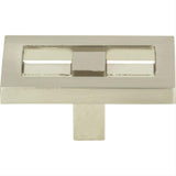 Atlas Homewares 261-BRN Nobu Rectangle Knob 1-3/4" Brushed Nickel