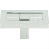 Atlas Homewares 261-CH Nobu Rectangle Knob 1-3/4" Polished Chrome