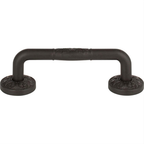 Atlas Homewares 264-O Hammered Medallion Pull 3" Center to Center Aged Bronze