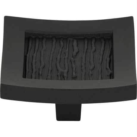 Atlas Homewares 270-BL Primitive Square Knob 1-1/2" Matte Black