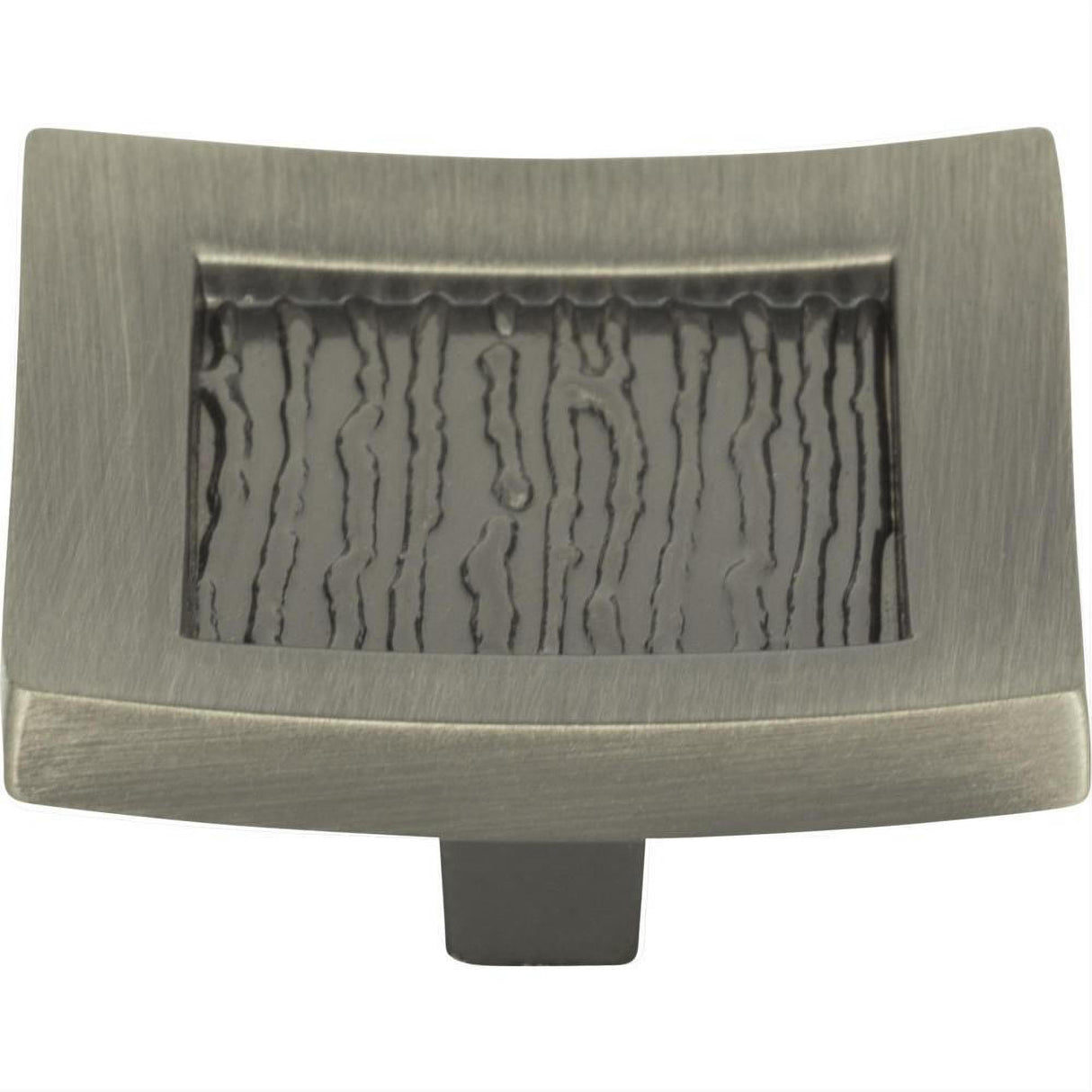 Atlas Homewares 270-BRN Primitive Square Knob 1-1/2" Brushed Nickel