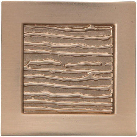 Atlas Homewares 270-CM Primitive Square Knob 1-1/2" Champagne