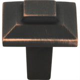 Atlas Homewares 283-VB Trocadero Small Square Knob 1" Venetian Bronze