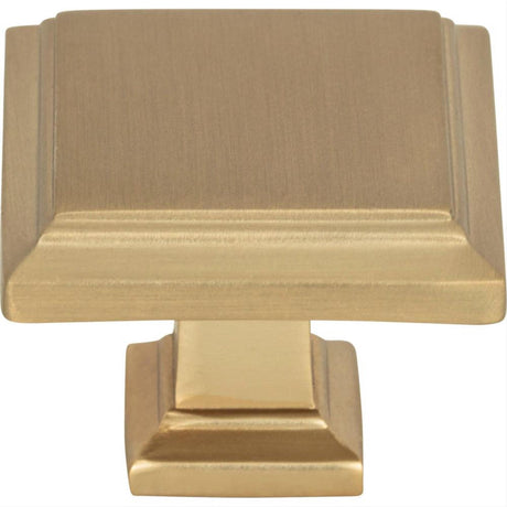 Atlas Homewares 289-CM Sutton Place Square Knob 1-1/4" Champagne