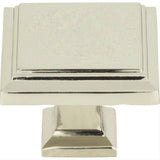 Atlas Homewares 289-PN Sutton Place Square Knob 1-1/4" Polished Nickel
