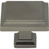 Atlas Homewares 289-SL Sutton Place Square Knob 1-1/4" Slate