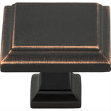 Atlas Homewares 289-VB Sutton Place Square Knob 1-1/4" Venetian Bronze