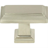 Atlas Homewares 290-BRN Sutton Place Rectangle Knob 1-7/16" Brushed Nickel
