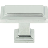 Atlas Homewares 290-CH Sutton Place Rectangle Knob 1-7/16" Polished Chrome
