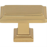 Atlas Homewares 290-CM Sutton Place Rectangle Knob 1-7/16" Champagne