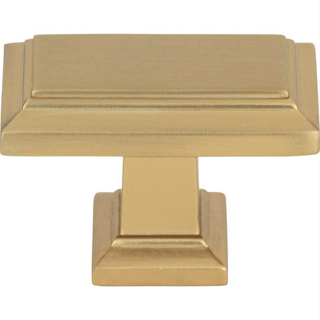 Atlas Homewares 290-CM Sutton Place Rectangle Knob 1-7/16" Champagne
