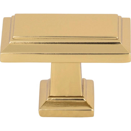 Atlas Homewares 290-FG Sutton Place Rectangle Knob 1-7/16" French Gold